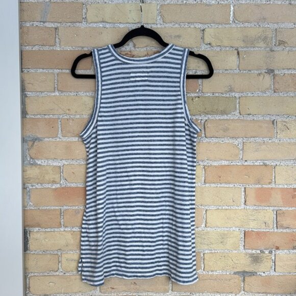 Current/Elliott Striped Sleeveless Tank Top - Picture 4 of 5